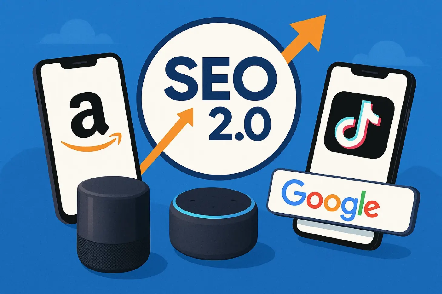 SEO 2.0: видимость Amazon, TikTok, голосовых ассистентах